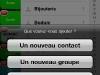 Groups gestionnaire contacts pour iPhone