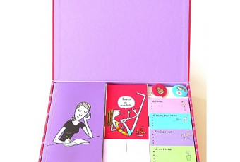 Idée cadeau femme original : une coffret bloc note. - Paperblog