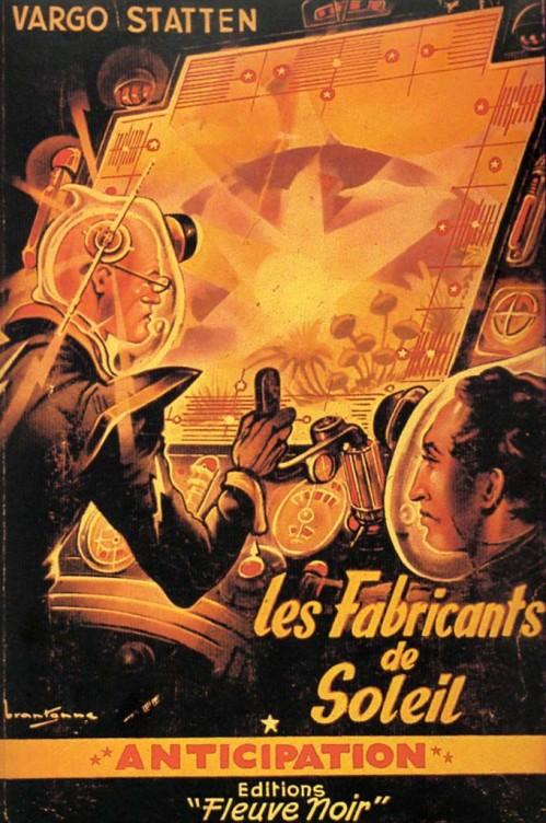 Reproduction d'une couverture d'un roman du Fleuve Noir Anticipation ilustré par René Brantonne