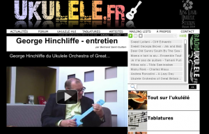 Revue de presse (4) L’interview de George Hinchliffe par ukulele.fr