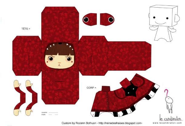Blog_Paper_Toy_papertoy_Petit_Chaperon_Rouge_template_preview Papertoy Petit Chaperon rouge