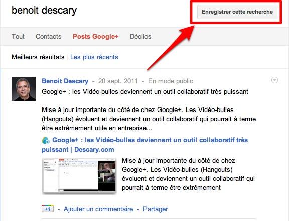 google plus recherche 2 Comment utiliser la recherche sur Google+ [G+ 101]