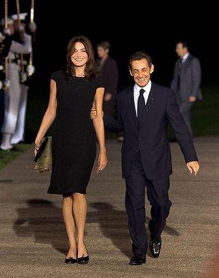 Carla Bruni et Nicolas Sarkozy, le Président qui connait toutes les fleurs