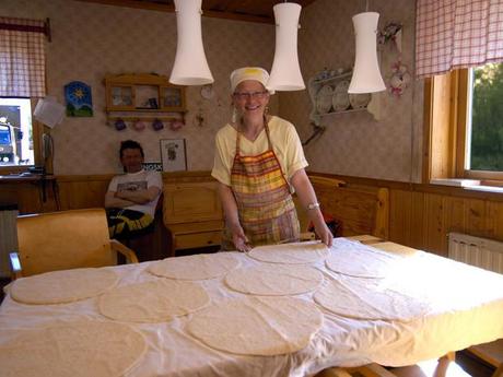 Préparation du pain, Suède
