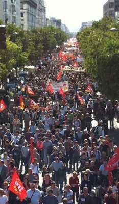 Manif à Lyon, le 2 octobre 2010