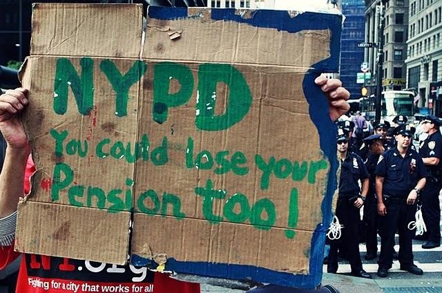 NYPD ! You Are The People Too  ( #OccupyWallStreet #TakeWallStreet )