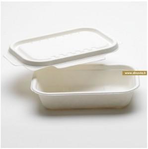barquette en fibre decanne à sucre compostable