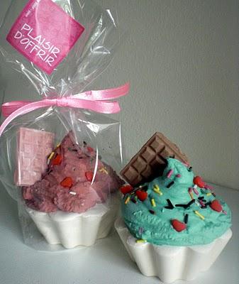 Cupcakes en plâtre parfumé pour la maison
