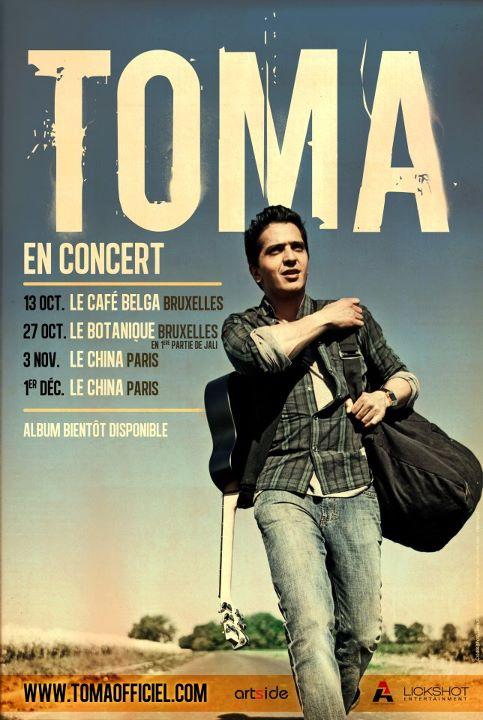 Agenda : TOMA en concert... Les dates !
