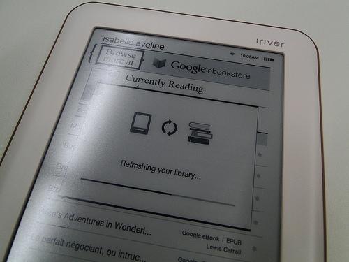 Mise à jour de la bibliothèque Google eBooks