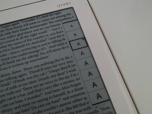 Changement de la taille de police