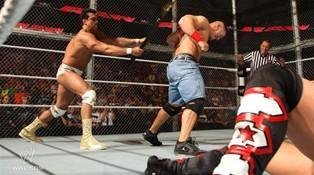Bataille rangée à Raw entre Alberto Del Rio, John Cena et CM PUnk