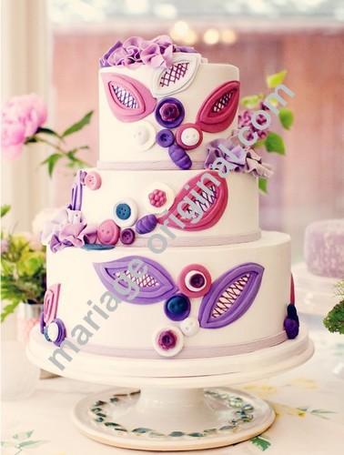 Gateaux de mariage pour la décoration