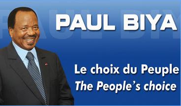 Présidentielle du 9 octobre 2011; L’affiche de campagne du candidat Paul BIYA
