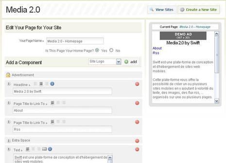 Swift : Conception de site mobile