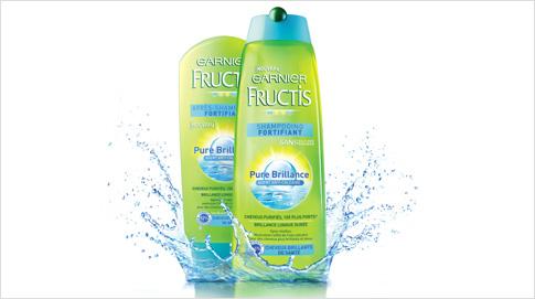 Garnier présente Fructis Pure Brillance, une gamme composée d’un shampooing et un après-shampooing, pour des cheveux purifiés et plus brillants.