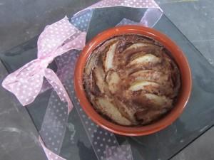 gratin de poires au cacao