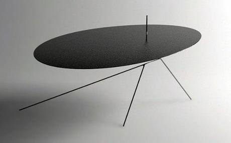 Table Chiuet, invisible de profile par Design-Jay Table Chiuet, invisible de profile par Design-Jay