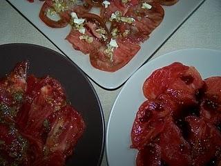 Trio de Carpaccio de Tomates