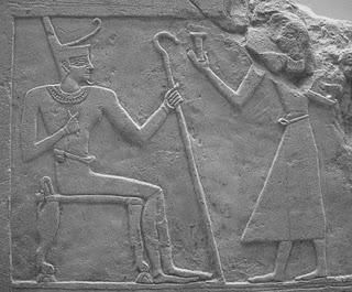 Antiquité égyptienne du musée du Louvre représentant le pharaon Nebhotepre Mentuhotep II de la 11ème dynastie