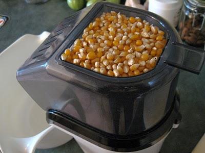 Du mais soufflé éco et santé pour le cinéma maison