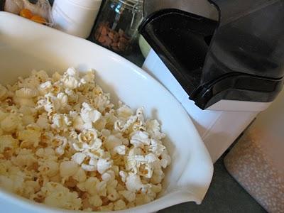 Du mais soufflé éco et santé pour le cinéma maison