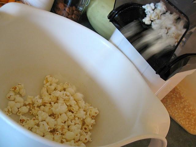 Du mais soufflé éco et santé pour le cinéma maison