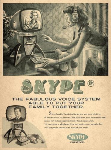 vintage,rétro,ancien,ancienne,affiche,skype,le shaker de cyril,8bits