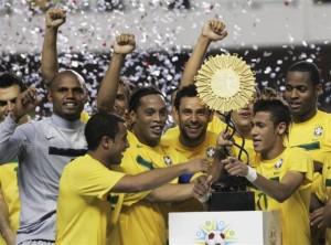 Neymar buteur avec le Brésil