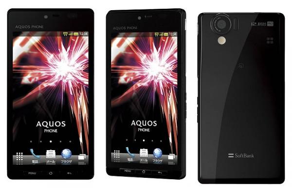 Aquos Ultra Speed  102SH Black 600x387 Nouveau smartphone Sharp Aquos 102SH