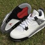 air-jordan-4-white-cement-gs-01 air jordan 4 white cement gs 01 150x150 Air Jordan IV GS White Cement