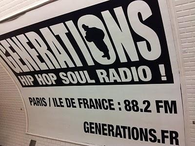 La radio Generations s'affiche en grand dans le métro Parisien