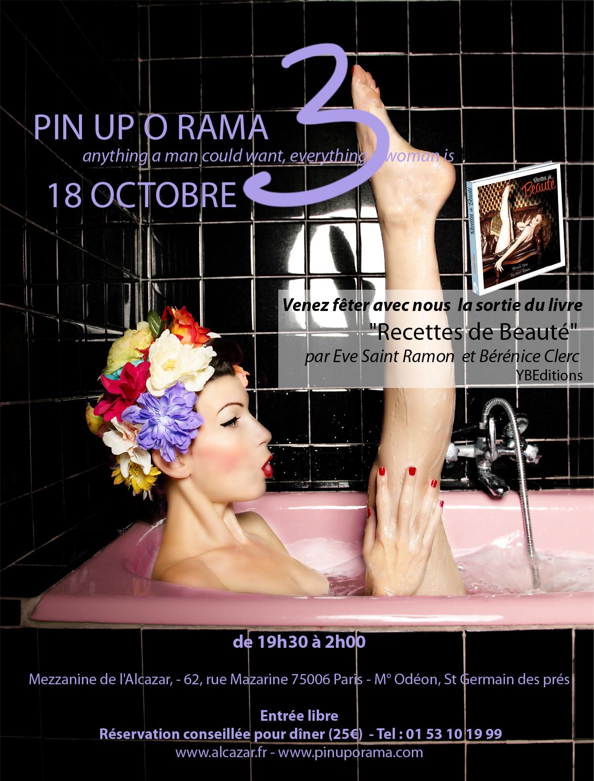 Soirée Pin Up O Rama – Mardi 18 octobre 2011 à l’Alcazar