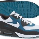 nike air max 90 midnight fog lush teal white 150x150 Nike Air Max 90 Eté 2012