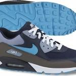 nike air max 90 obsidian blue grey white turquoise blue 150x150 Nike Air Max 90 Eté 2012