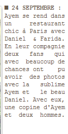 Ayem était elle au restaurant avec Daniel ? #ss5