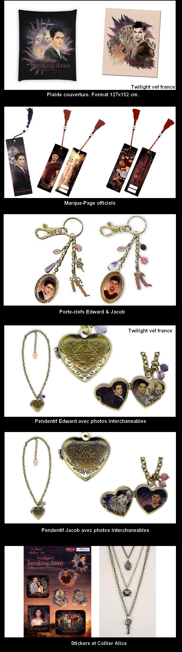 Découvrez de nouveaux goodies Breaking Dawn