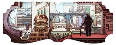 Doodle Google - Jorge Luis Borges
