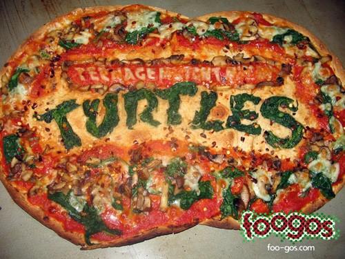 tmnt pizza Une pizza hommage aux TMNT