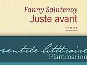 Juste avant Fanny SAINTENOY