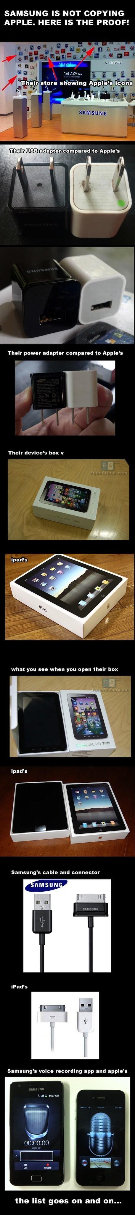 Quand Samsung copie Apple, la preuve en image...