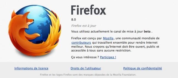 firefox 8 600x263 La beta de Firefox 8 disponible