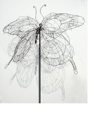 N°12 - L'Entretien avec.... Anna Golicz-Cottet - volumes et calligraphies en fil de fer