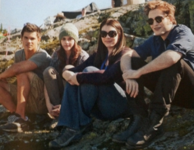 Tournage Eclipse Taylor Lautner, Kristen Stewart, Stephenie Meyer et Robert Pattinson