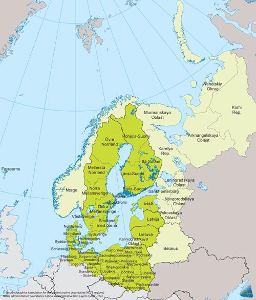 Balte, Baltique, Scandinavie
