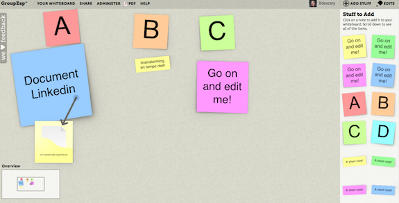 groupzap GroupZap, un outil de brainstorming collaboratif en temps réel 