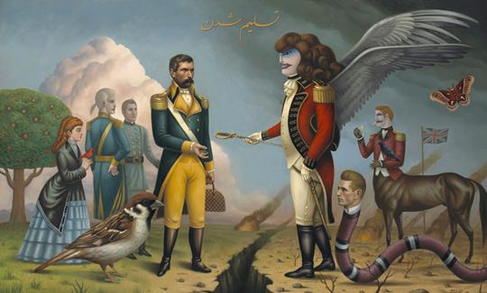 Painting by Alex Gross