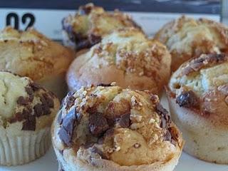 Dessert: Muffin moelleux Coco . . . fourrés, et croustillants !