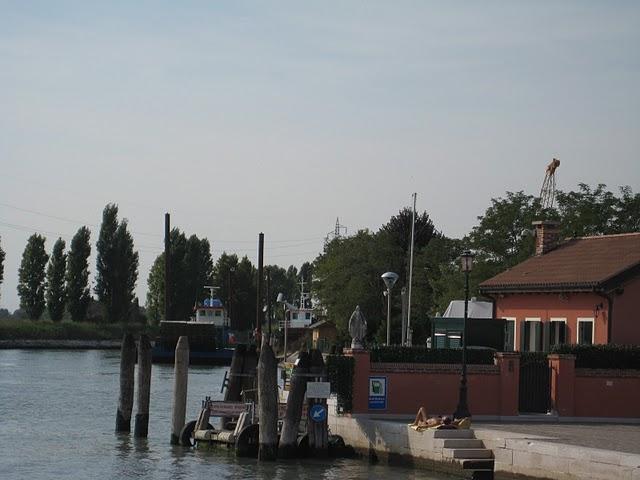 Arrivée à Fusina, ses retraités, ses bronzés, sa vue