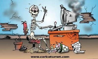 Un lundi parmi tant d'autres... sur un clavier